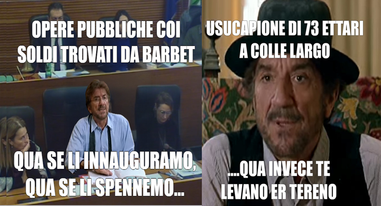 Qua se li spennemo Colle Largo, escono altre carte da portare in giudizio, giovedì se ne parla in consiglio comunale.