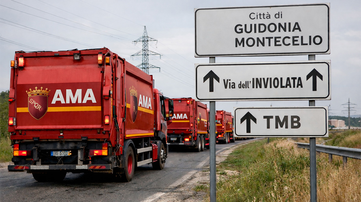 compattatori inviolata Rinnovato il contratto, rifiuti romani all’Inviolata per tutto il 2026 (almeno).